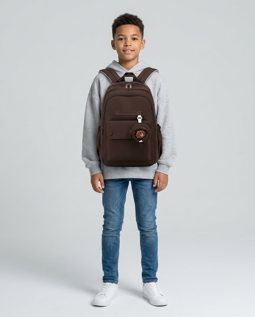Cartable Marron Foncé Imperméable Premium - Confort & Tendance