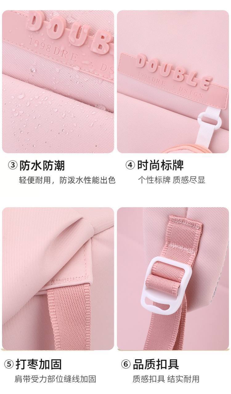 Cartable Rose Imperméable Premium - Confort & Tendance