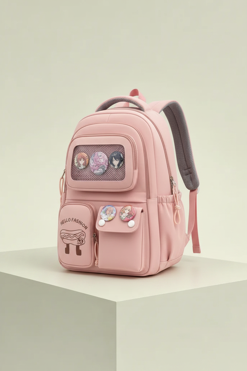 Cartable Rose - Orientation Gauche