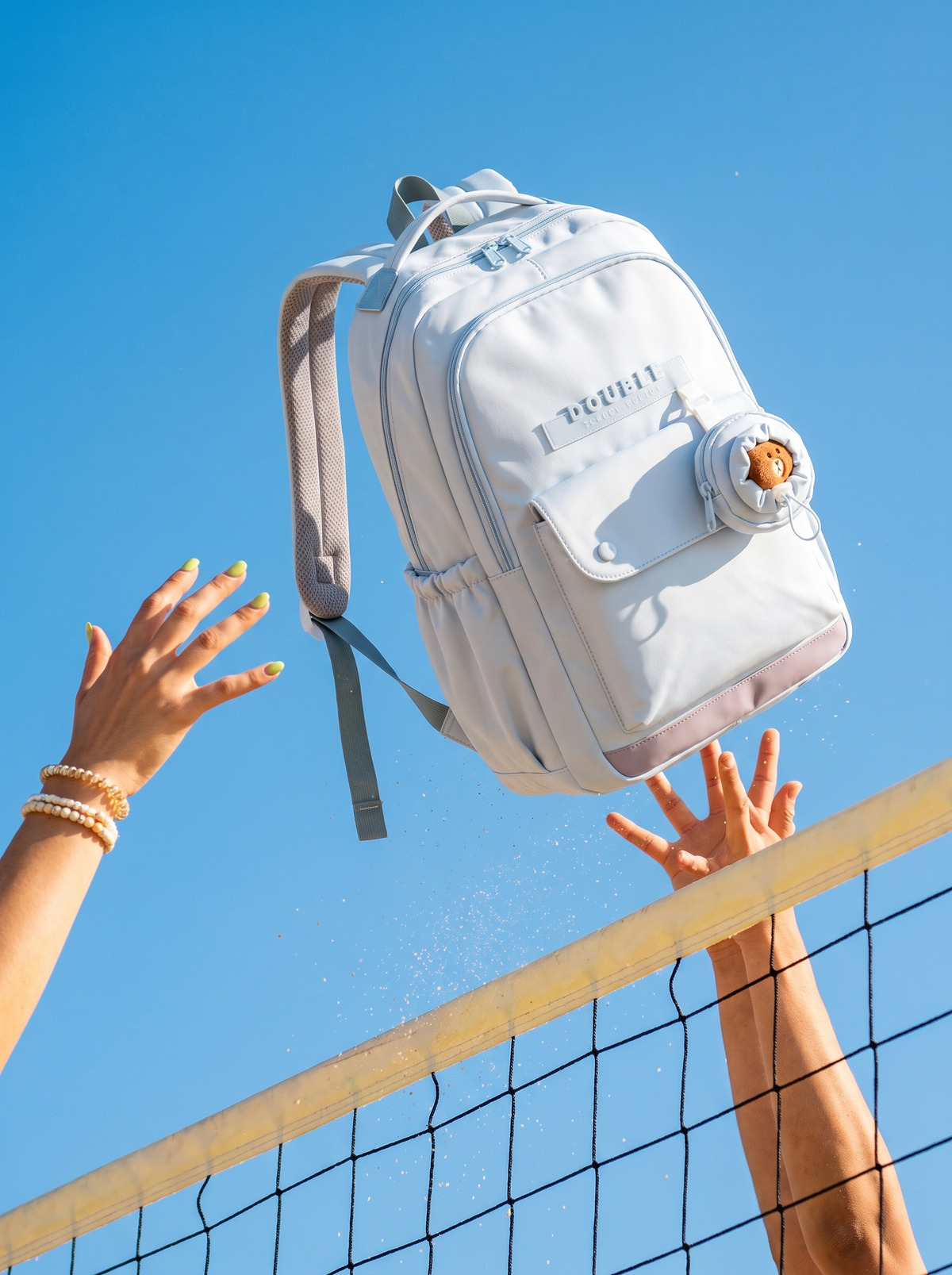 Cartable Bleu ciel Imperméable Premium - Confort & Tendance
